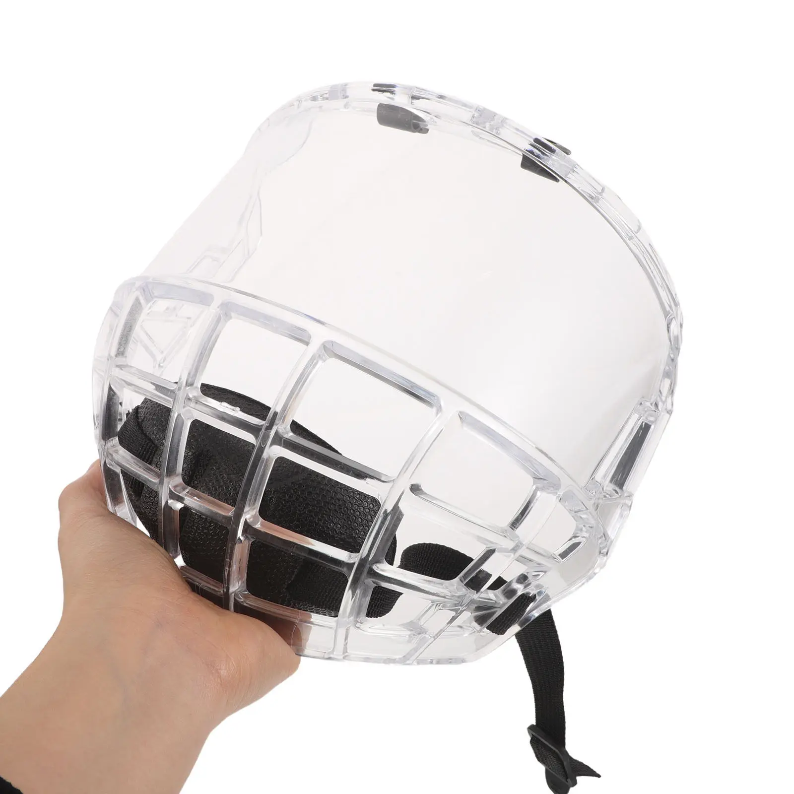 1Set Hockey Clear Visor Replacement Ice Hockey Face Mask Protective Visor Fog Resistant Scratch Resistant Full Face