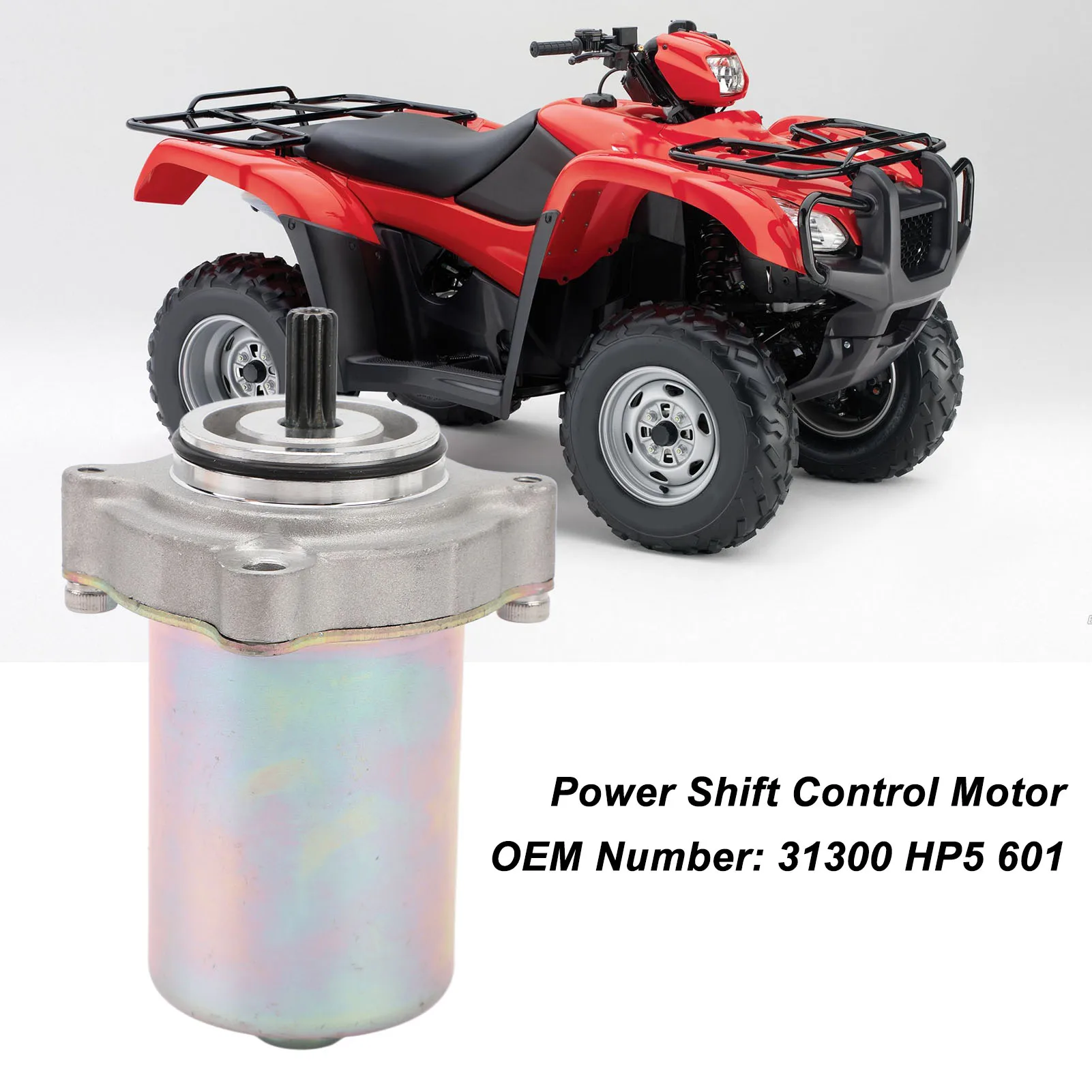 31300HP5601 Power Shift Control Starter Motor, Gear Shift Actuator Motor For Honda Foreman 500, Pioneer 1000 And Rancher 420 ATV