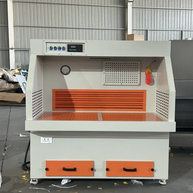 for Customizable Drop Type Dust Removal Table Fully Sealed Metal Grinding Polishing Workbench with Complete Safety Power