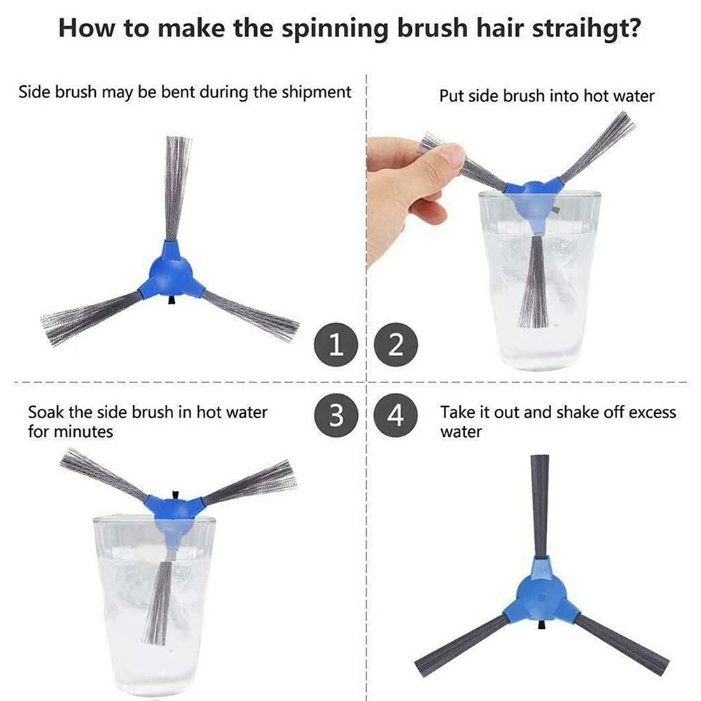 A09G-فرشاة جانبية رئيسية لـ Eufy Robovac 11S، Bagotte Bg600، Imatine C800، Deenkee Dk600 روبوت شفط الغبار