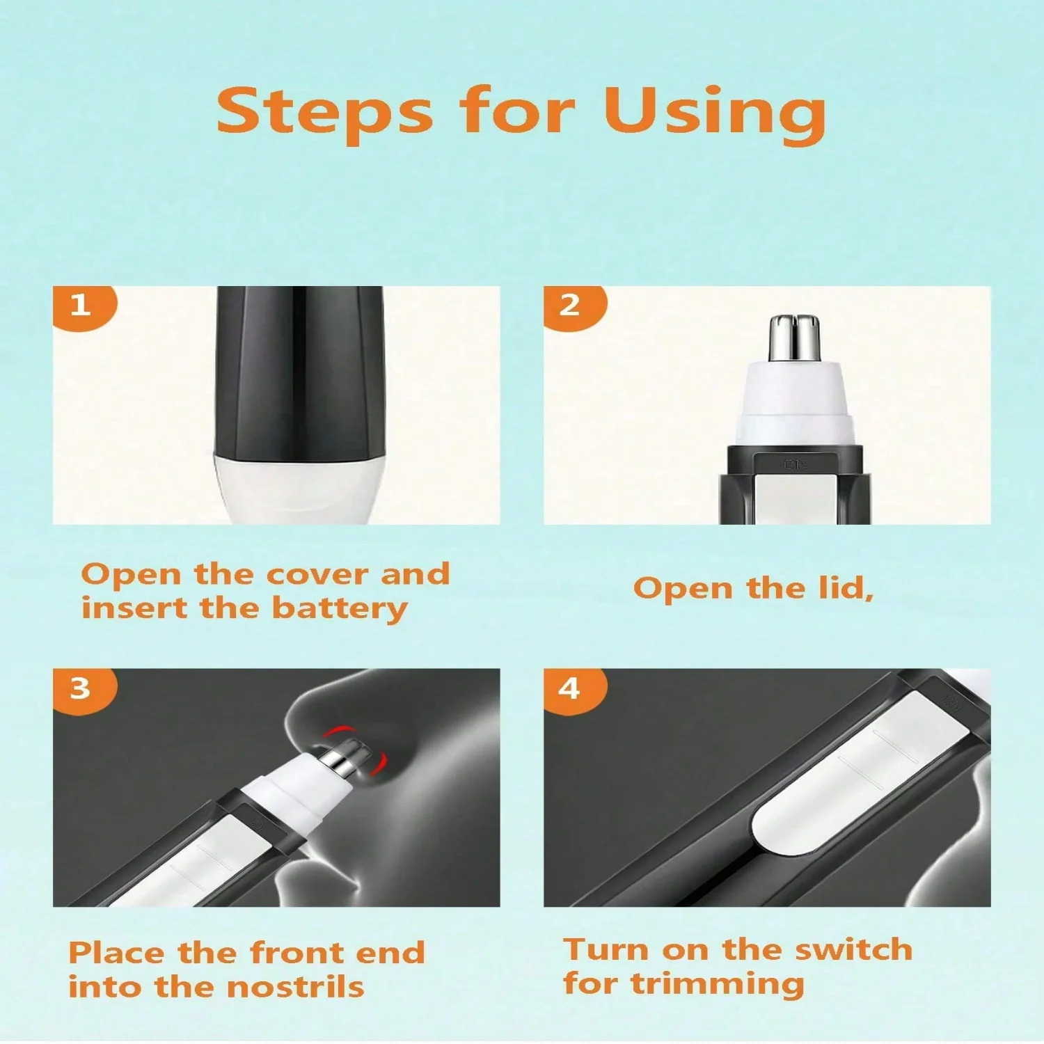 Триммер для волос в носу Триммер для волос в носу Бритва для волос в носу Ножницы для волос в носу