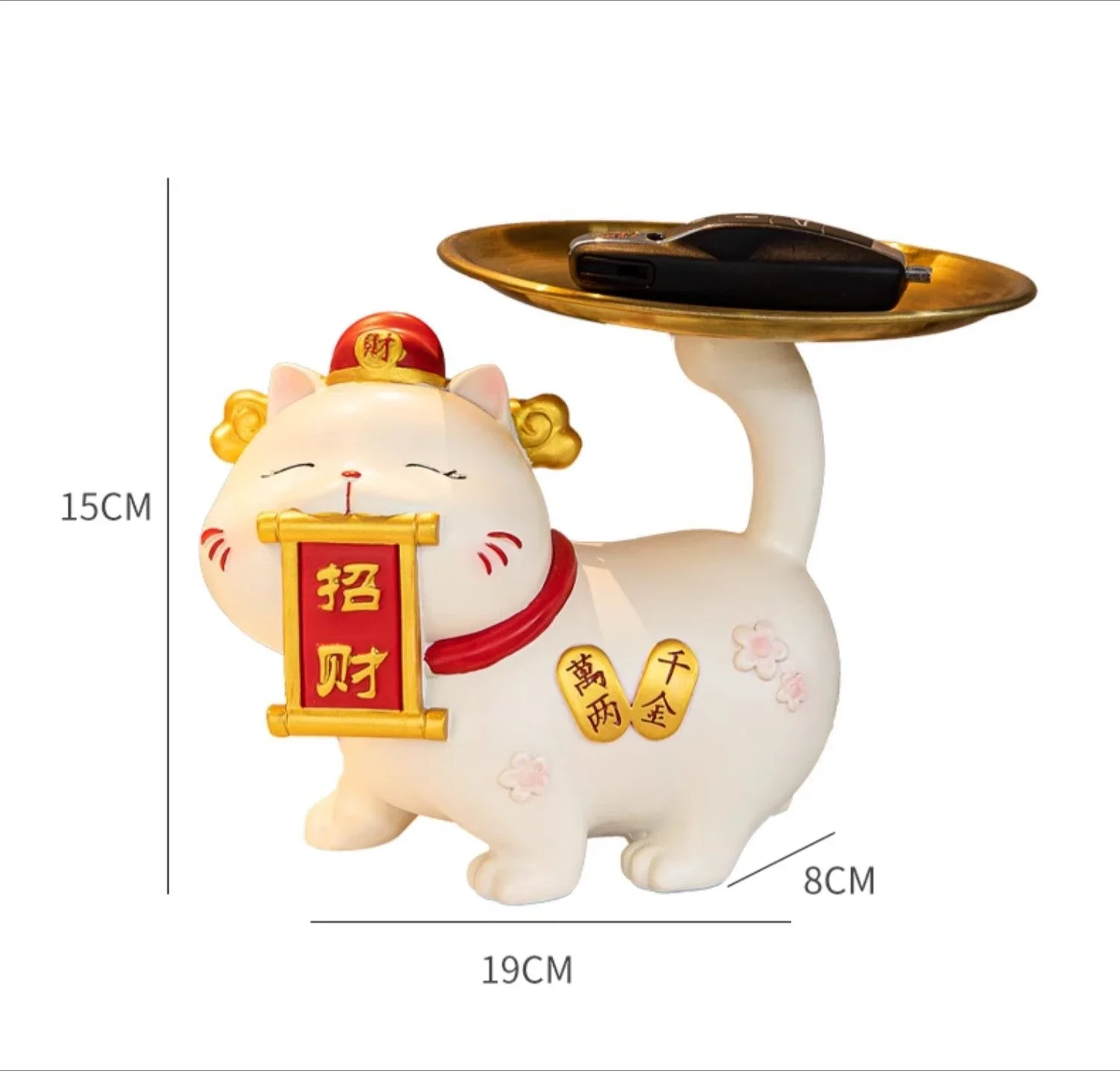 

Lucky cat entrance decoration ornament