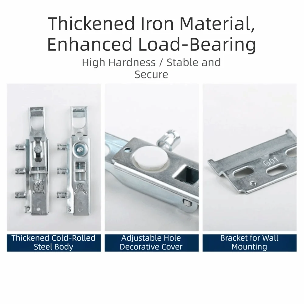 

Усиленный стальной кронштейн для подвесного шкафа, скрытый, регулируемый, для надежной фиксации, профессиональный стальной.