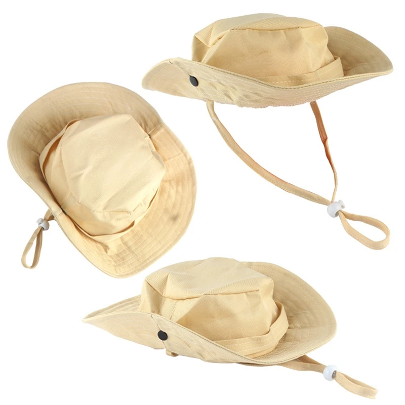 Kit d'aventure en plein air, glaçure cargo ingente pour jeune enfant, chapeau confortable et durable, costume Explorer, jouet de jeu en plis