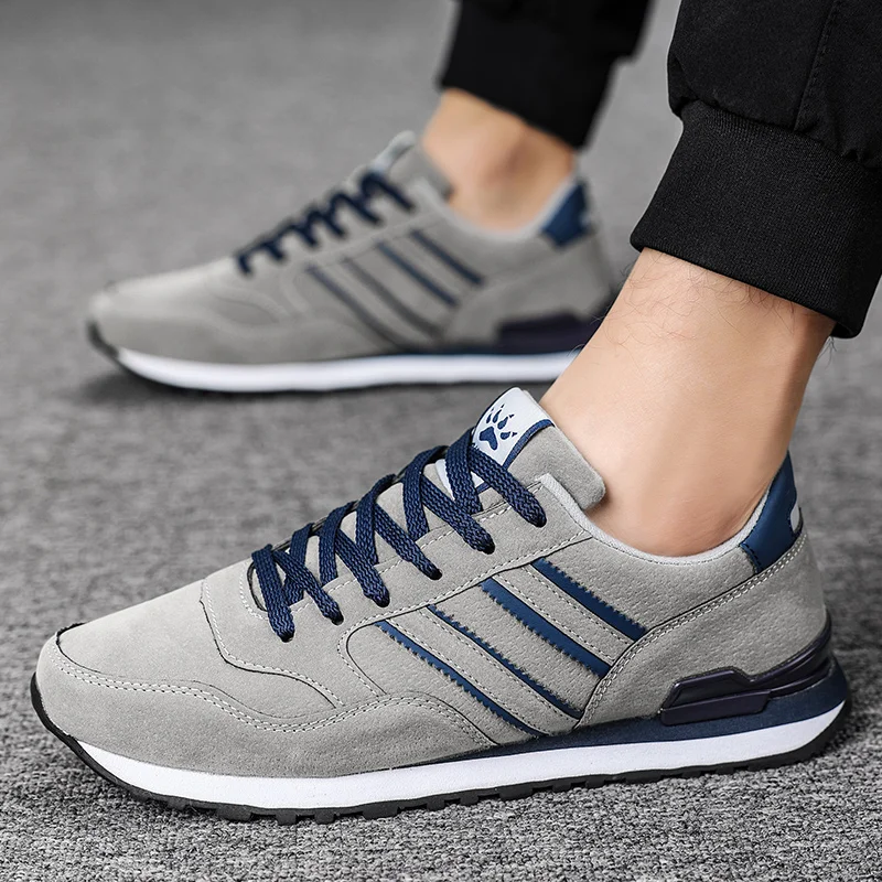 

2026 Artificial Leather Men Causal Shoes Male Spring Men Casual Light Shoes Sneakers Lac-up Flats Breathable Outdoors Sapato