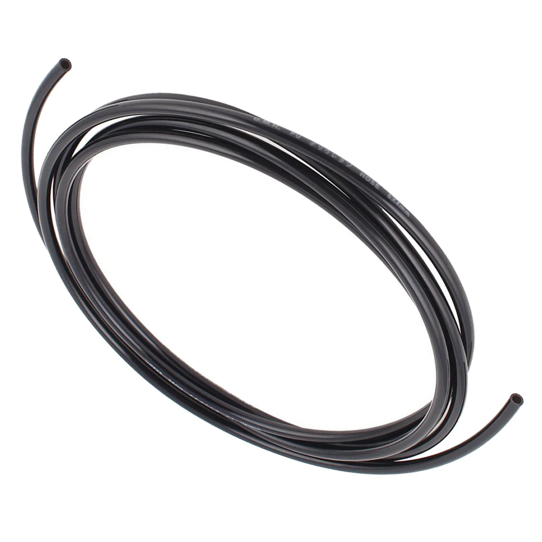 6mm x 4mm Pneumatic Air Compressor PU Hose Pipe 3 Meters Black