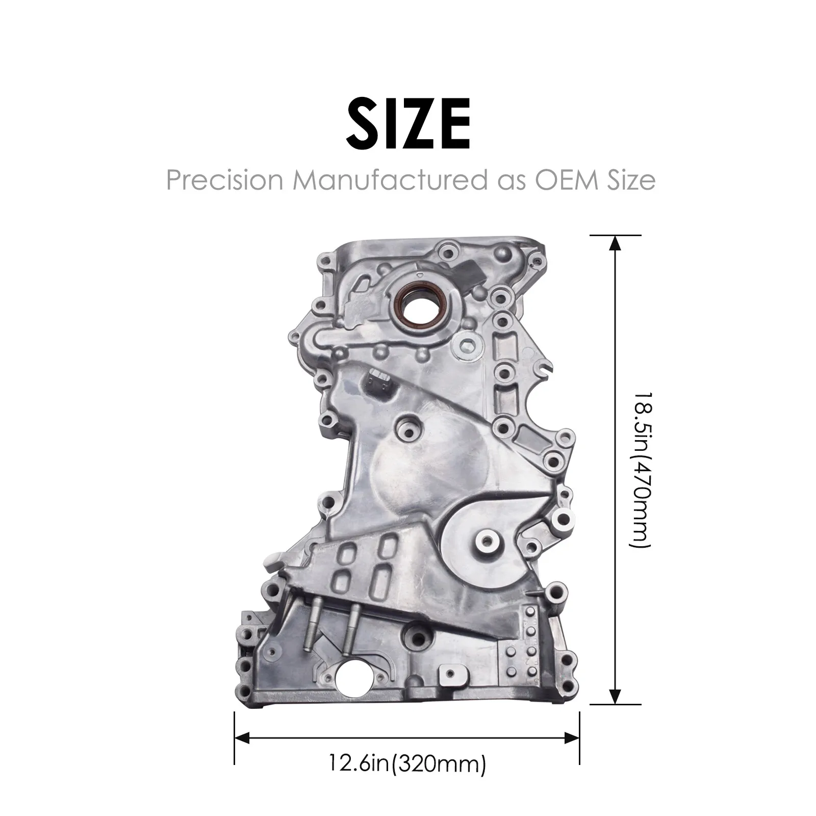 213502E740 Hoge Kwaliteit Timing Cover Motoroliepomp Voor 2017-2018 Hyundai Elantra 2.0L 1999CC 122CU Sliver IM-1018