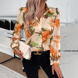 Women'S Fashion Shirt Summer Simple Everyday Casual Shirt Colorful Graffiti Print Top Women'S Elegant Long Sleeve Evening Gown