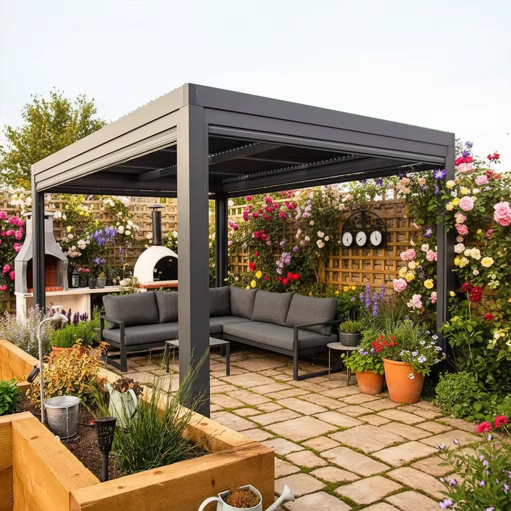 Pérgola Inteligente con Rejill - Smart Garden Rooms reseña y precio