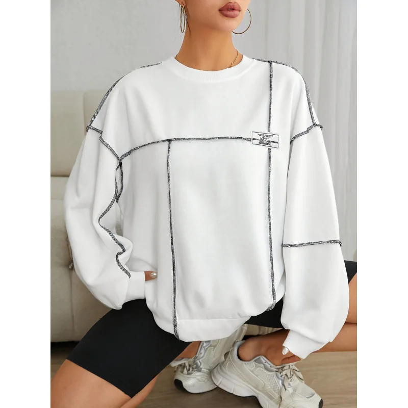 

Повседневная женская толстовка в уличном стиле, удобная женская кофта для весны, лета и осени, модный женский топ