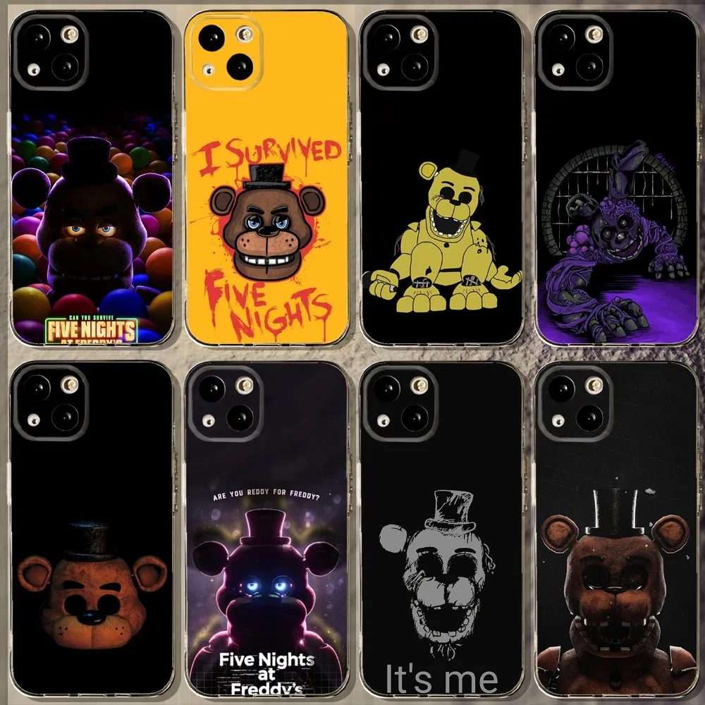 Чехол для телефона F-Five N-Nights at Fred-dys, мягкий прозрачный чехол для iPhone 15,14,13,12,11 Plus,Pro,Max,XR,XS,X,7,8 Plus,SE