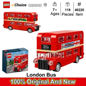 LEGO 40220 Creator Double Decker London BusBuilding Blocks Bricks Mainan untuk Anak-anak Hadiah Ulang Tahun Hari Anak (118 Buah) 8 pembuat penjualan terbaik - №