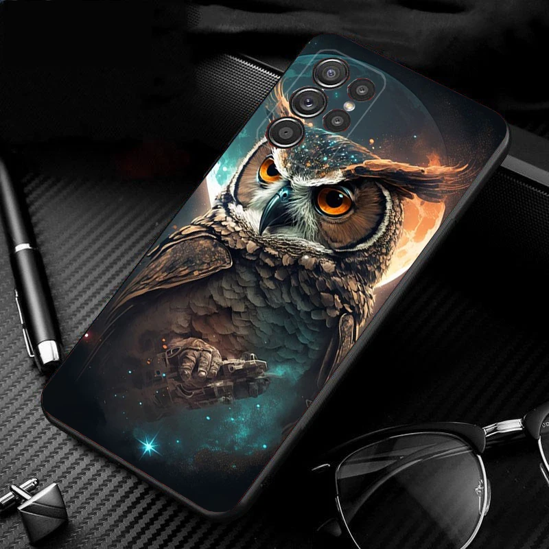 Owl Phone Case For Samsung S25 S24 S23 S22 S21 S20 Ultra S20 S22 S21 S10E S20 FE S24 Plus