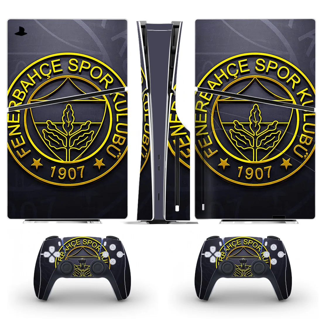 Fenerbahce Spor Kulubu Football PS5 Slim Disc Skin Sticker Decal Cover for Console Controller PS5 Slim Disk Sticker Vinyl