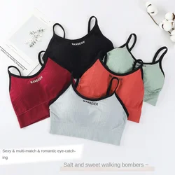 New Sports Bra For Women Gym Sexy Crop Top Bra Women Cotton Underwear Soft Comfort Tube Tops Female Brassiere Tops For Girls