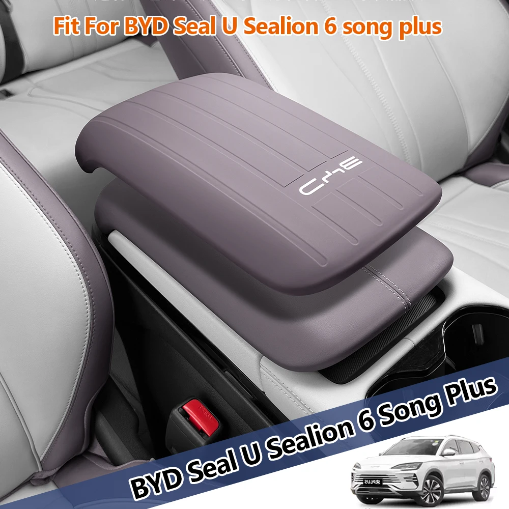 

Fit For BYD Seal U Sealion 6 Song Plus Car Central control armrest box cover EV central armrest box silicone cover