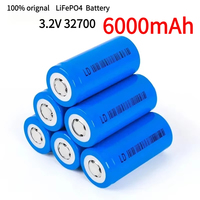 100% orignal LiFePO4 Battery 3.2V 32700 battery 6000mAh 35A Continuous Discharge Maximum 55A High power LiFePO4 battery