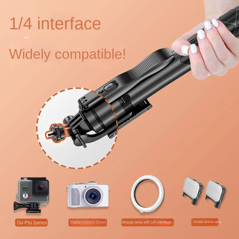 Xiaomi Bluetooth Selfie Stick Anti-shake Smartphone Holder 1.5m Telescoping Phone Tripod with Lighting Beauty Photography Stick