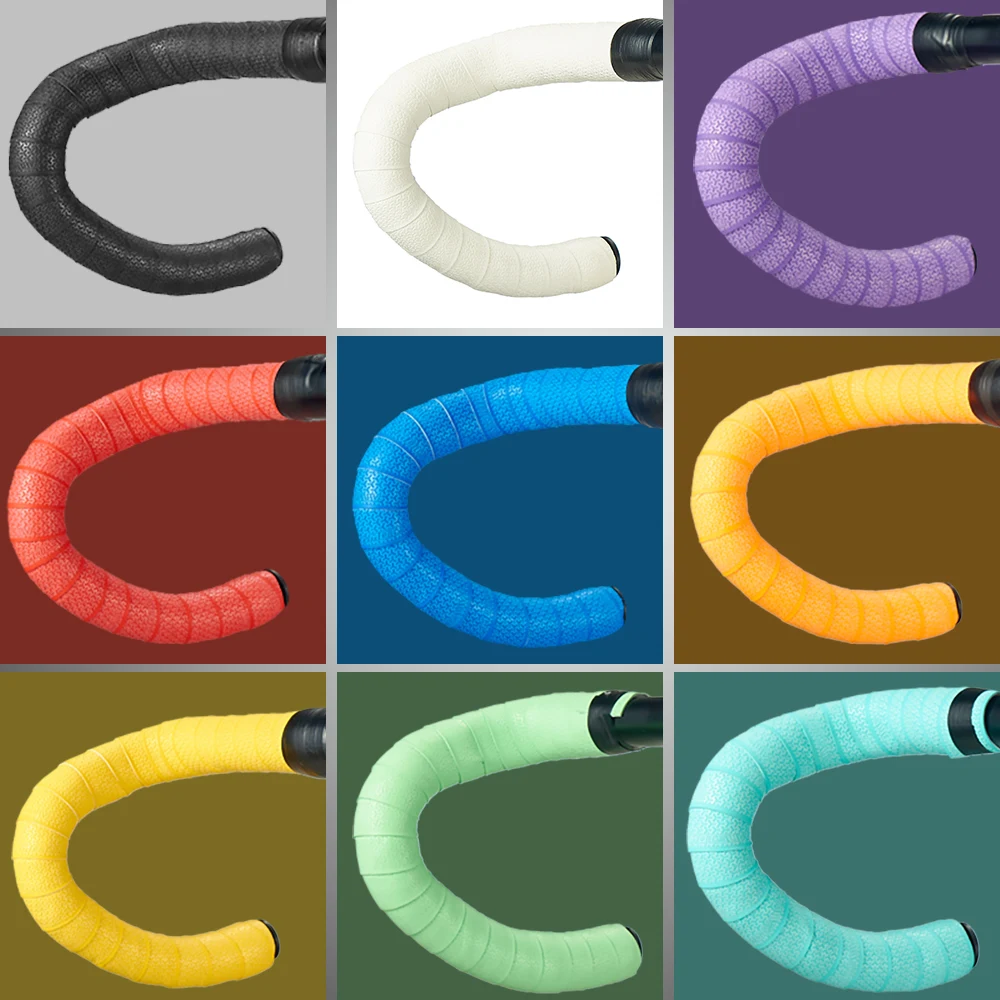 MOTSUV Road Bike Handlebar Tape Cycling EVA Soft Winding Handle Bandage Anti-slip Shock Absorption Speed Bicycle Accessories