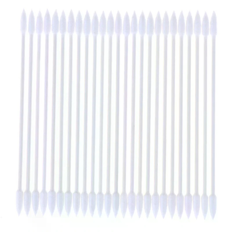이어폰 전화 충전 포트용 면 일회용 스틱 청소 도구 25개