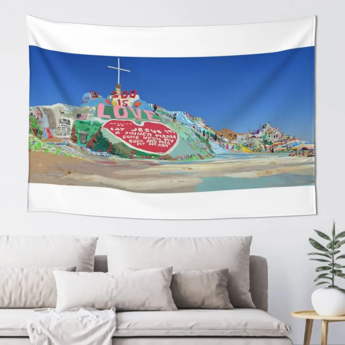 

Salvation Mountain Tapestry Home Supplies Decorations For Room Room Decor Korean Style Hanging Wall Tapestry