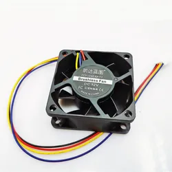 Ventilador CPU PWM 60mm 12V Doble Rodamiento de Bolas 6025
