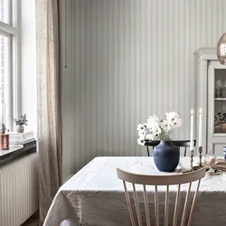 Gustav Light Blue Peel and Stick Wallpaper,Geometric Strip Pattern Wall Papers For Home Decoration Wall Art,Self-adhesive,50*300