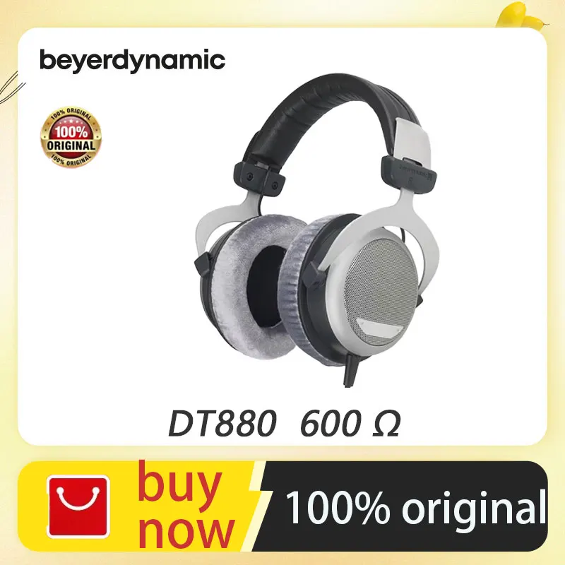 Beyerdynamic DT880 Head Mounted High Quality HIFI Semi Open Dynamic Classic Earphones 600 Ω