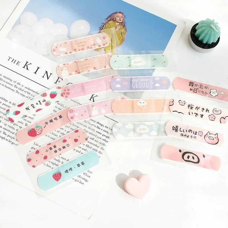 3Pcs Waterproof Breathable Cute Cartoon Band Aid Hemostasis Adhesive Bandages First Emergency Kit For Kids Children