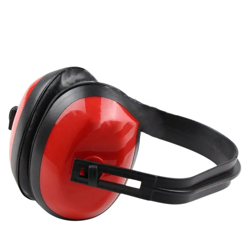 Red Ear Defenders-Protège-oreilles réglables pour adultes, réduction du bruit, sécurité, confortable, plastique, insonorisé, tir, cache-oreilles