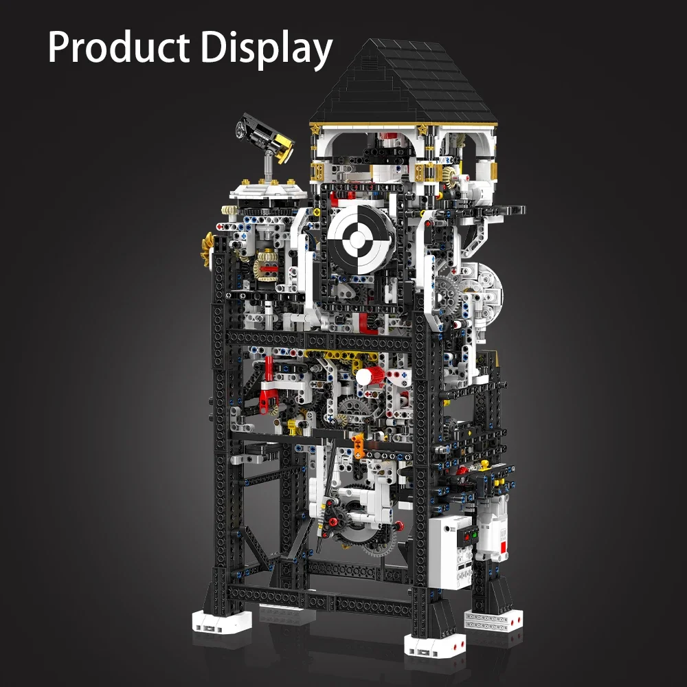 Mould King 10159, technisches Spielzeug, die motorisierte Cyberpunk-Uhr, Bausteine, kreative Ziegelsteine, Montage, Kinder, Weihnachtsgeschenke