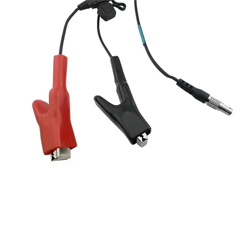 A00910 For Car Battery Connection Power Cable For HC RTK GRS Receiver, External Battery Power Cord With Alligator Clips Included