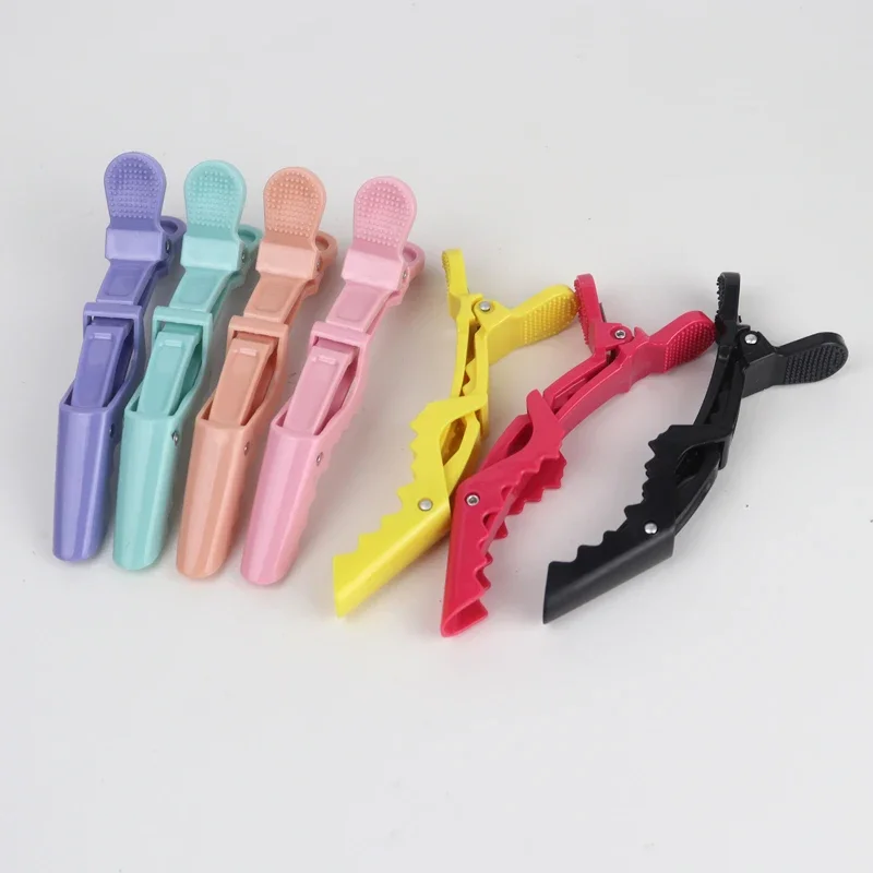6pcs Salon Tools Hairdressing Crocodile Clip, Hair Clip, Perm Hair Dyeing Plastic Clip For Hair Accessories view 4