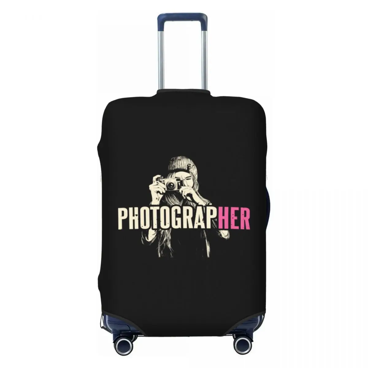 

Модный фотограф на заказ Чехол для багажа для девочек, эластичный чехол для фотосъемки с камерой, дорожные чехлы для чемоданов