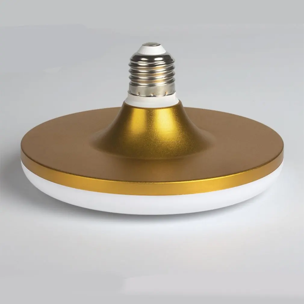 15W E27 lampadina a LED Super luminosa AC 220V UFO LED Light Indoor White Light lampade da tavolo Garage Light Eye Care E27 lampada di illuminazione a LED