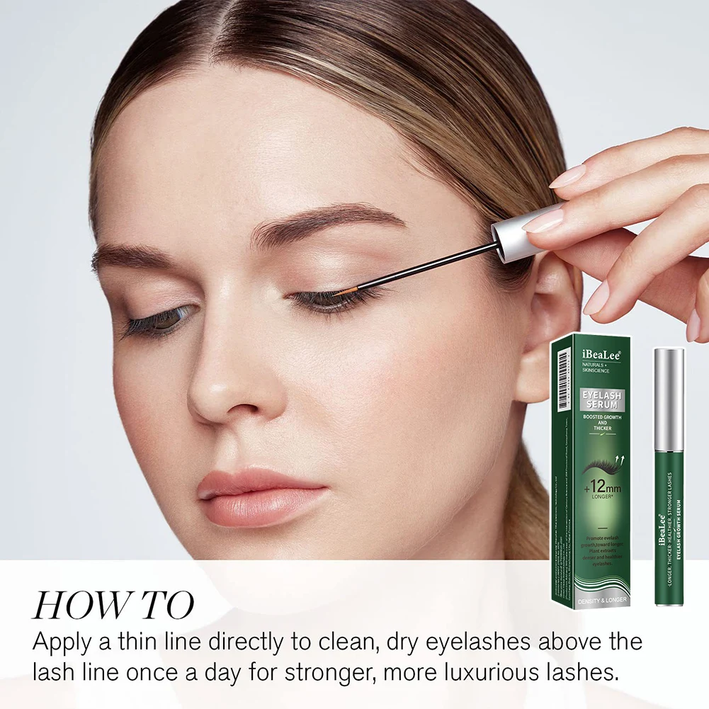 Wimpernwachstumsserum, Anti-Shedding-Sparse, zum Wachsen dicker langer Wimpern, Wimpern-Nährstoffflüssigkeit, Wimpernzubehör, für dicke Wimpern