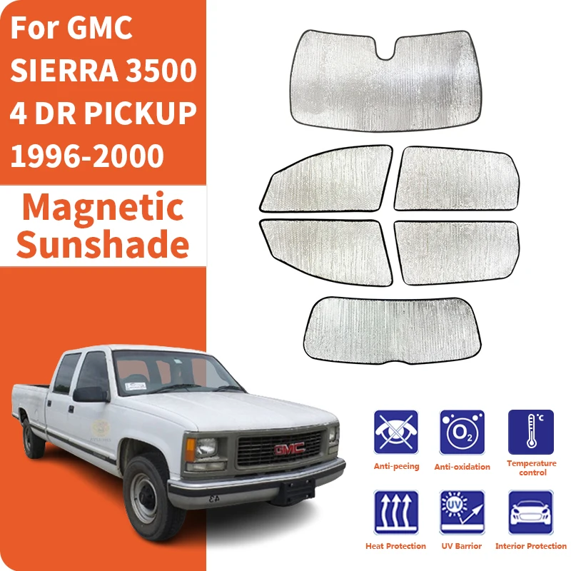 

Солнцезащитные шторки для окон автомобиля, защита от ультрафиолета, аксессуары для GMC SIERRA 3500 4 DR PICKUP 1996-2000