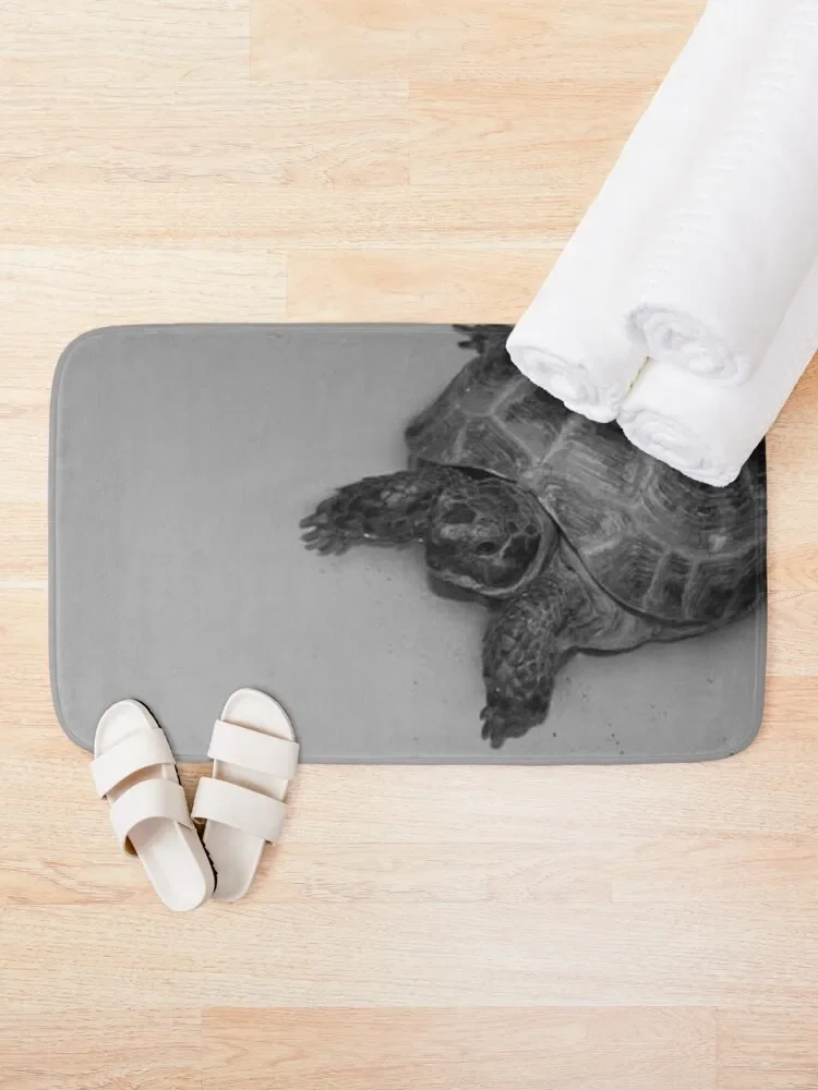 Tortoise in the Water Bath Mat Floors Foot Bathroom Water Absorbent For The Bathroom Mat