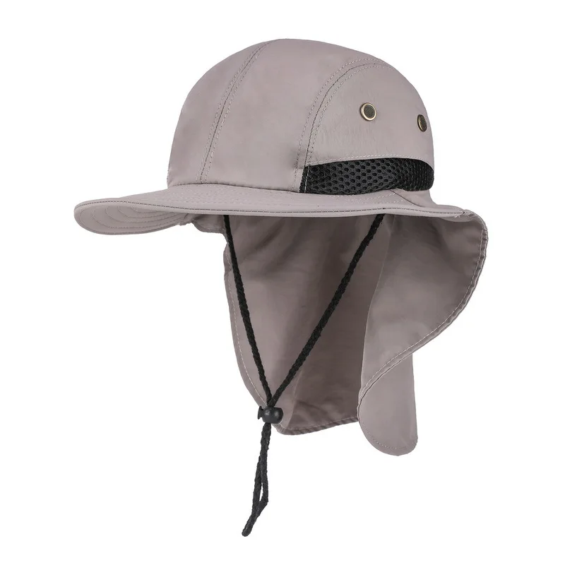 Fishing Hat with Neck Flap and UPF 50+ Sun Protection Brim Bucket Sun Hat Cap for Men and Women