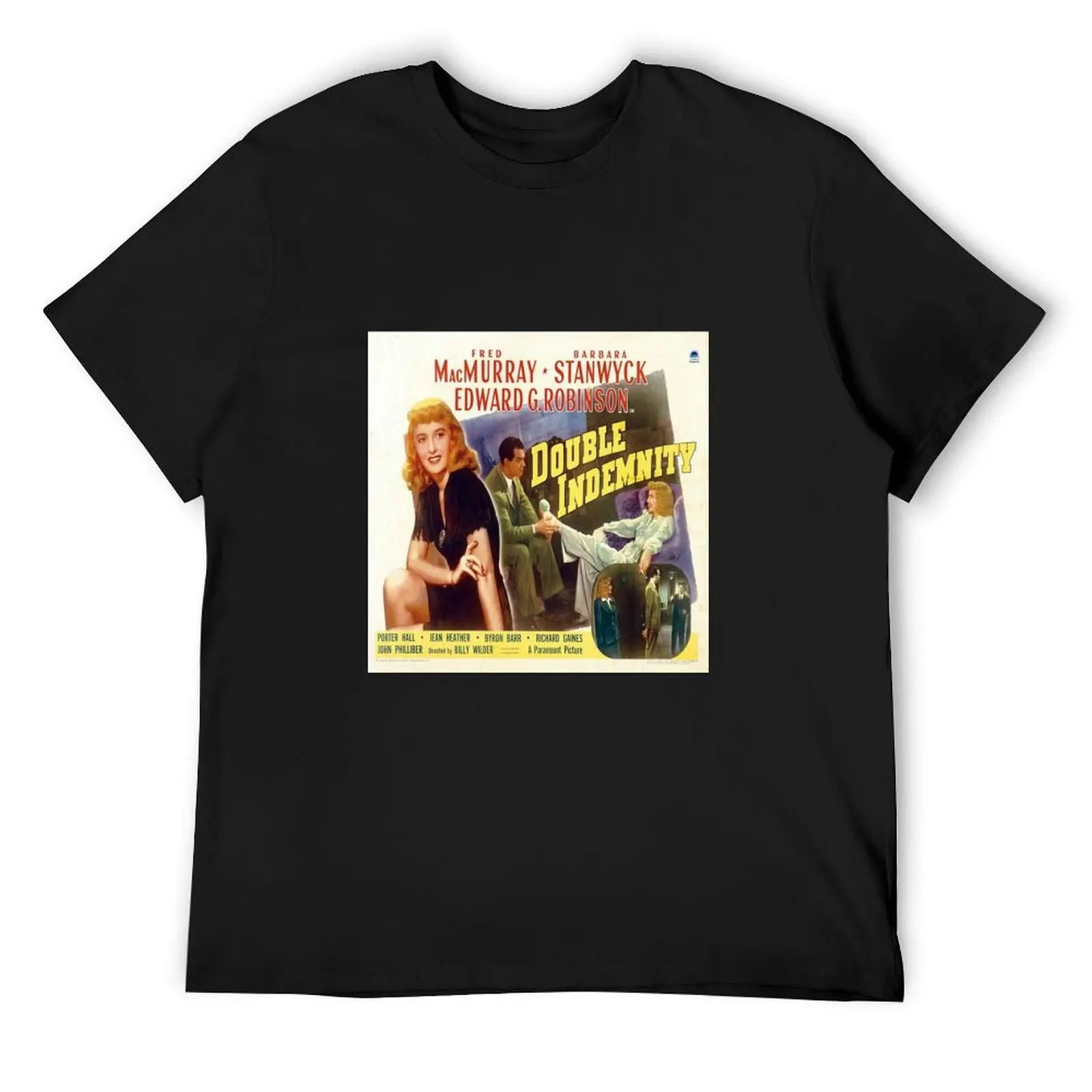 

Double Indemnity Film Noir T-Shirt hippie clothes plus size tops blacks t shirts for men