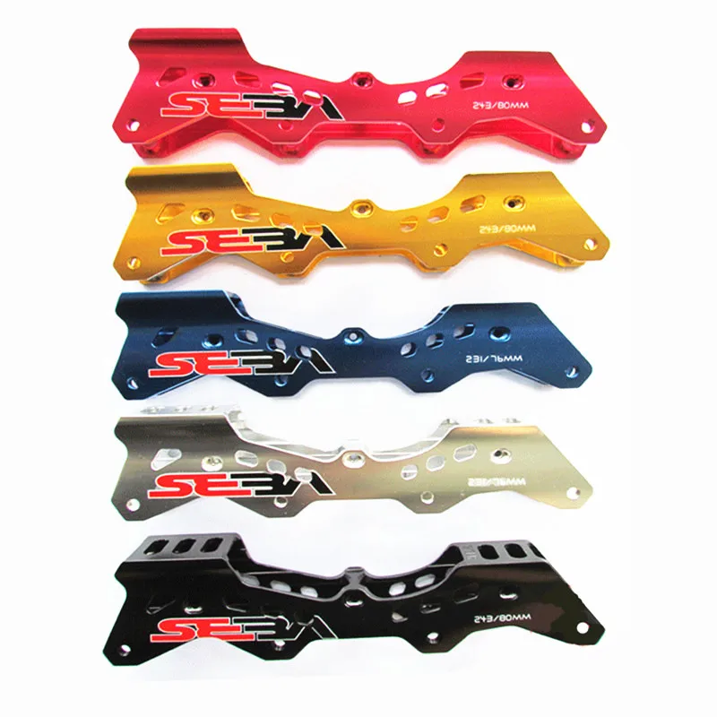 

SEBA Plane Inline Skate Frame, 231mm 243mm, For FSK Slalom Braking Slide Skating Base, for SEBA HV IGOR KSJ PowerSlide RB Boot