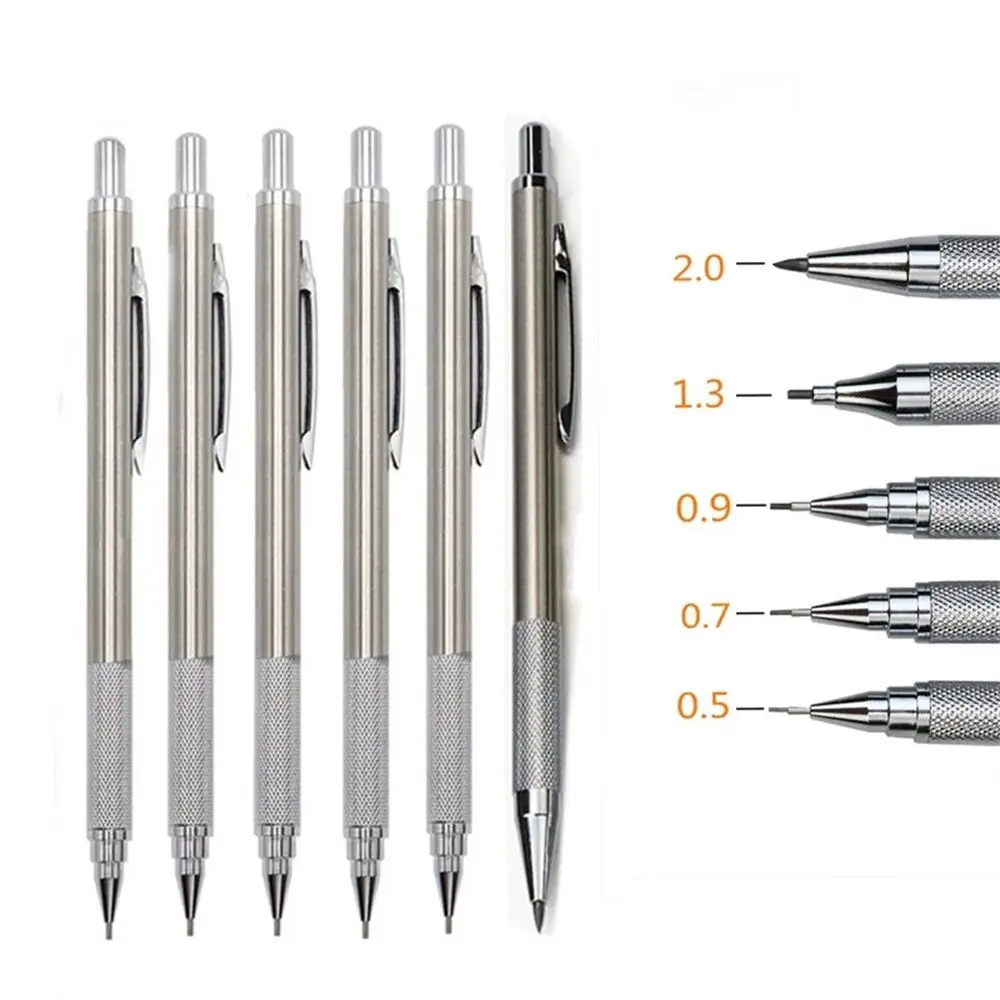 

Mechanical Pencil, Automatic Pencil for Students, Metal Art Drawing Painting Sketch Propelling Pencil Office School Supply