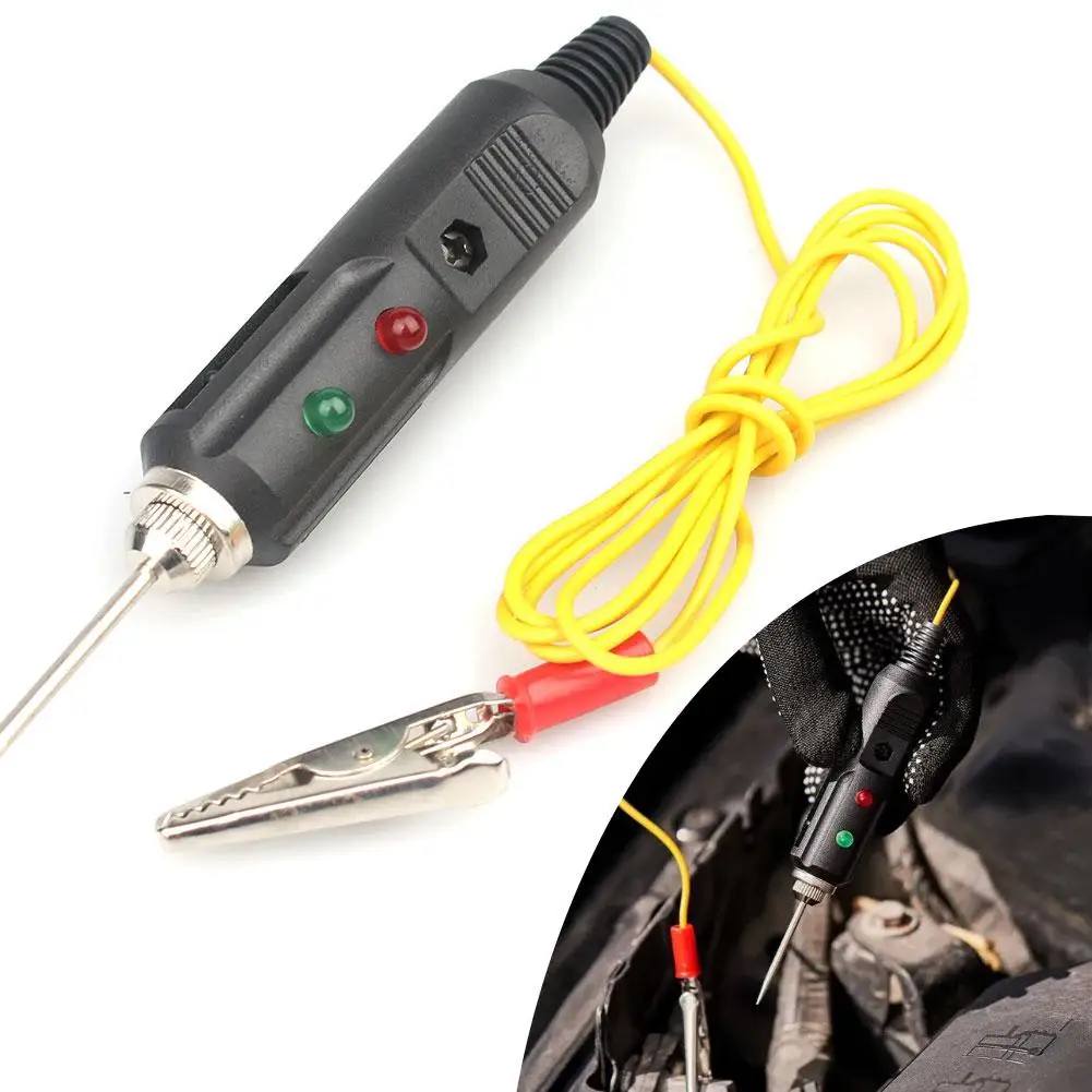 

Индикаторный тестер напряжения для автомобильной электроаппаратуры: измерительный зонд, тестовая игла, тестовая ручка, измерительный щуп-игла