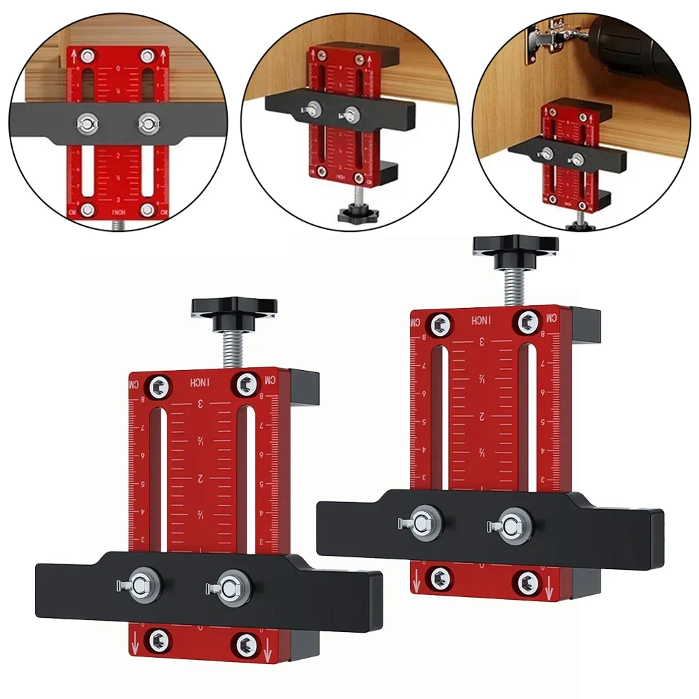 

Cabinet Installation 13.20*6*19CM Cabinet Door Jig Adjustable Support 1-Hand Operation Clamp For Cabinet Installation