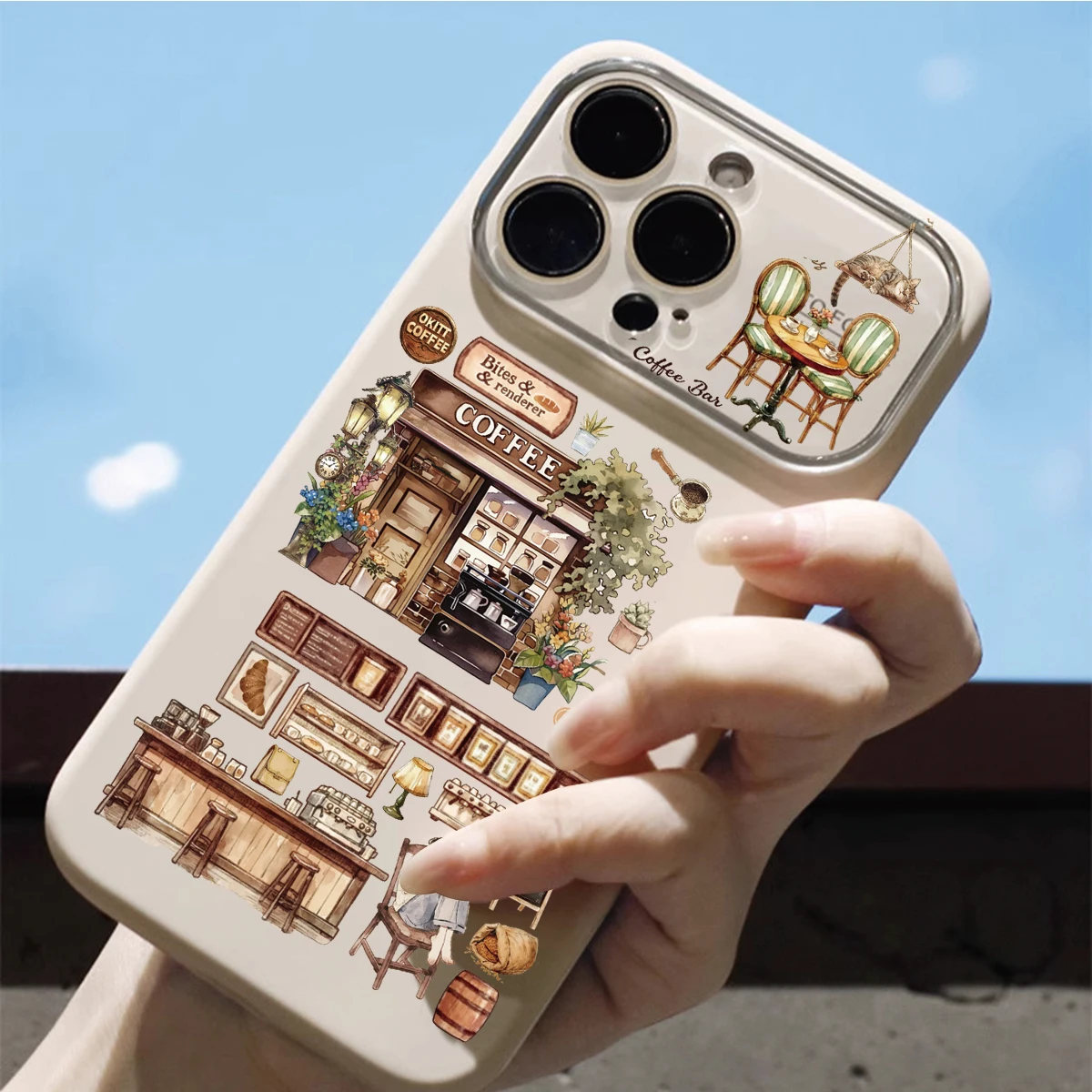 Etori Life67 мм * 2 м кофе послеобеденный чай ПЭТ лента наклейка для ноутбука чемодан чехлы для телефонов Diy Декор сумки наклейки граффити