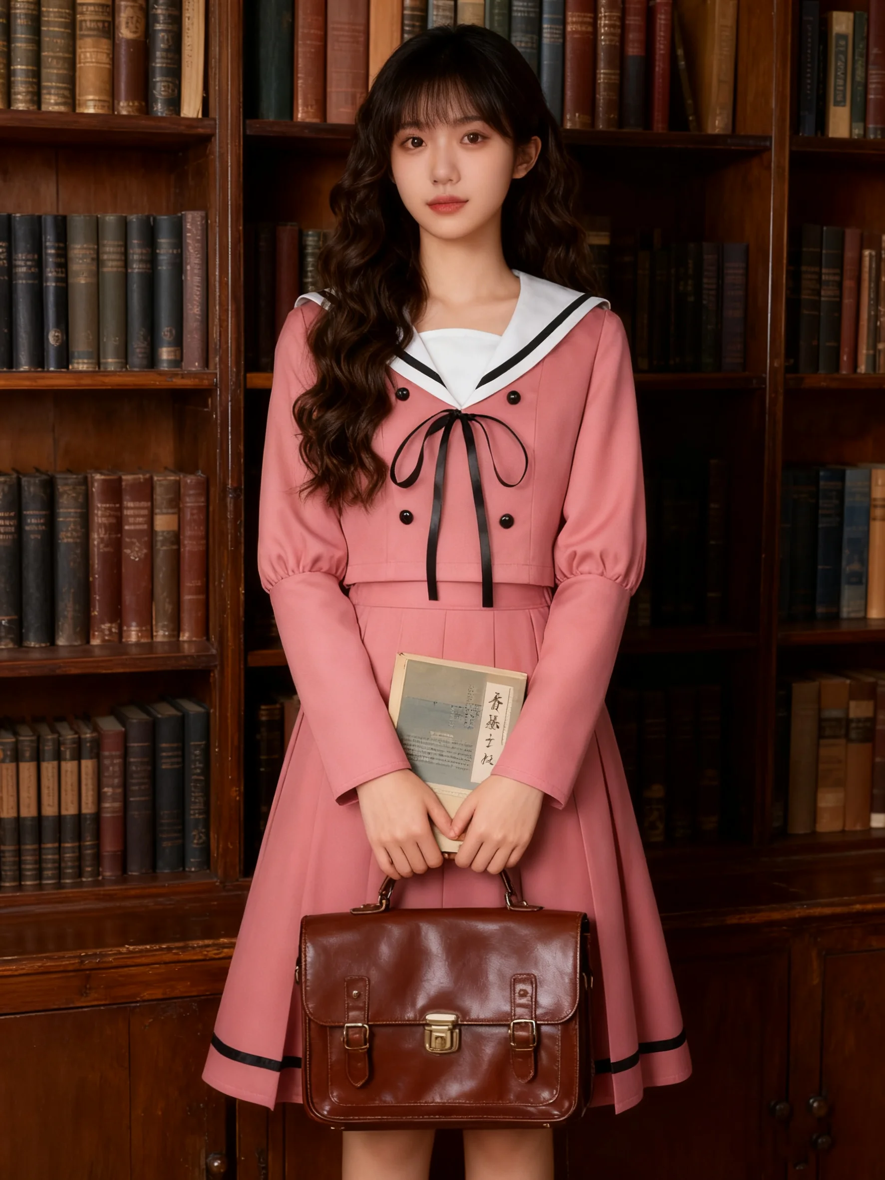 أنيمي زهرة عطرة تزهر مع كرامة واغوري كاوروكو تأثيري حلي الوردي كلية نمط JK تنورة زي مدرسي البدلة #2