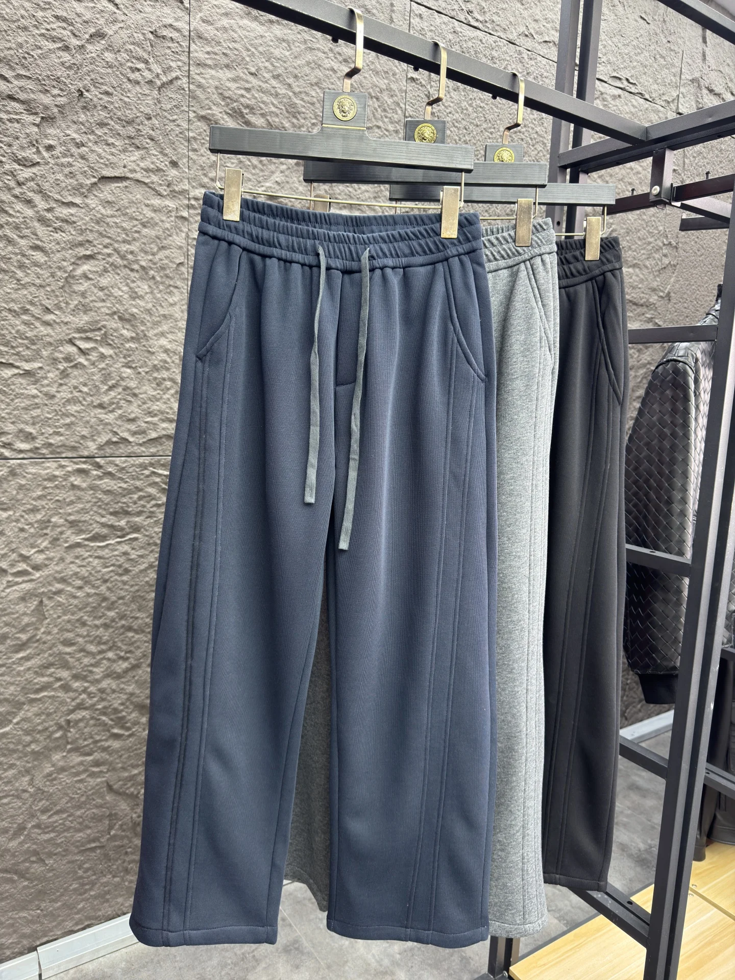 

Svip мужские удобные теплые брюки Thiened Fce прямые брюки повседневные свободные брюки осень-зима из смеси хлопка и полиэстера