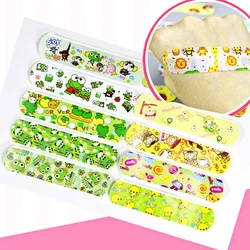 120pcs/lot Kawaii Cartoon Animal Pattern Waterproof Band Aid Hemostasis Adhesive Baby Bandages Wound Plaster Patches for Kids