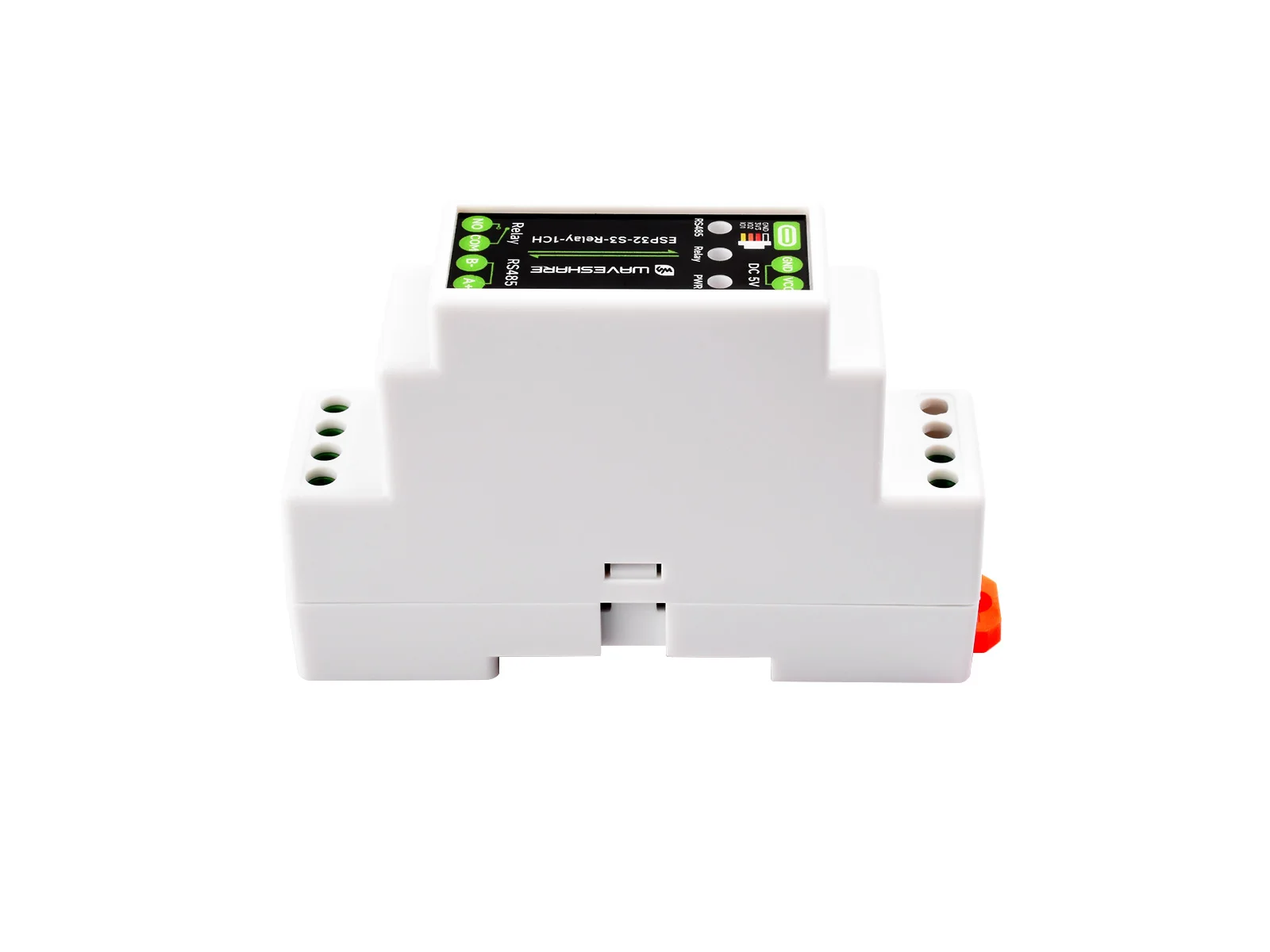 Waveshare Industrial 1-Channel ESP32-S3 WiFi Relay Module, Multiple Isolation Protection Circuits, Rail-Mount