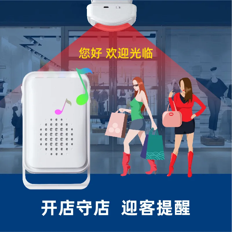 Deurbelsensor, welkom bij Split Store Greeter SF20R PRO